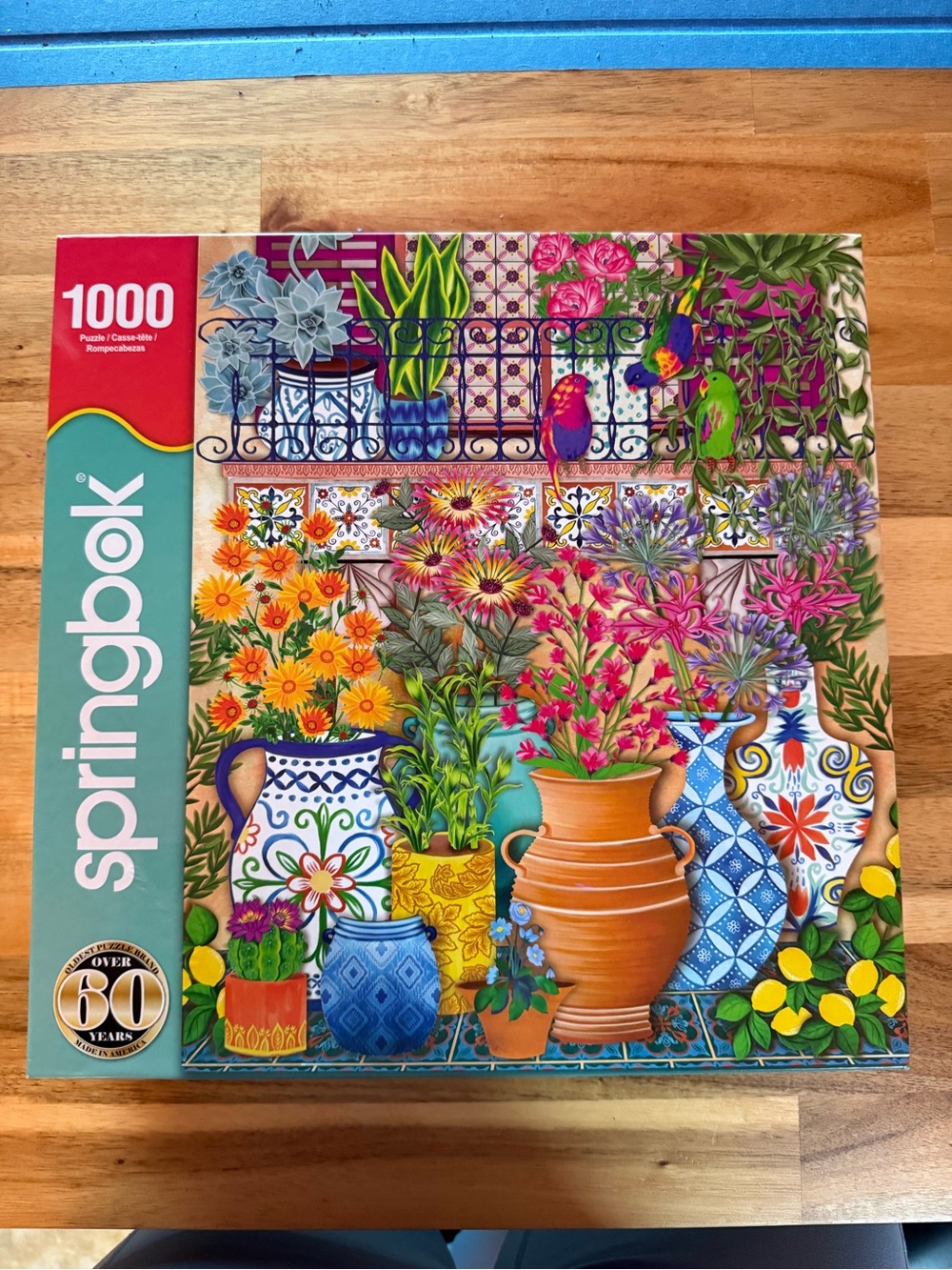 Springbok 1000 Piece Jigsaw Puzzle Mediterranean Garden Retreat
